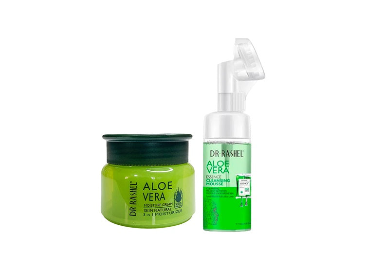 Crema Aloe Vera 3en1 50ml + Aloe Vera Essence Limpiador 125ml