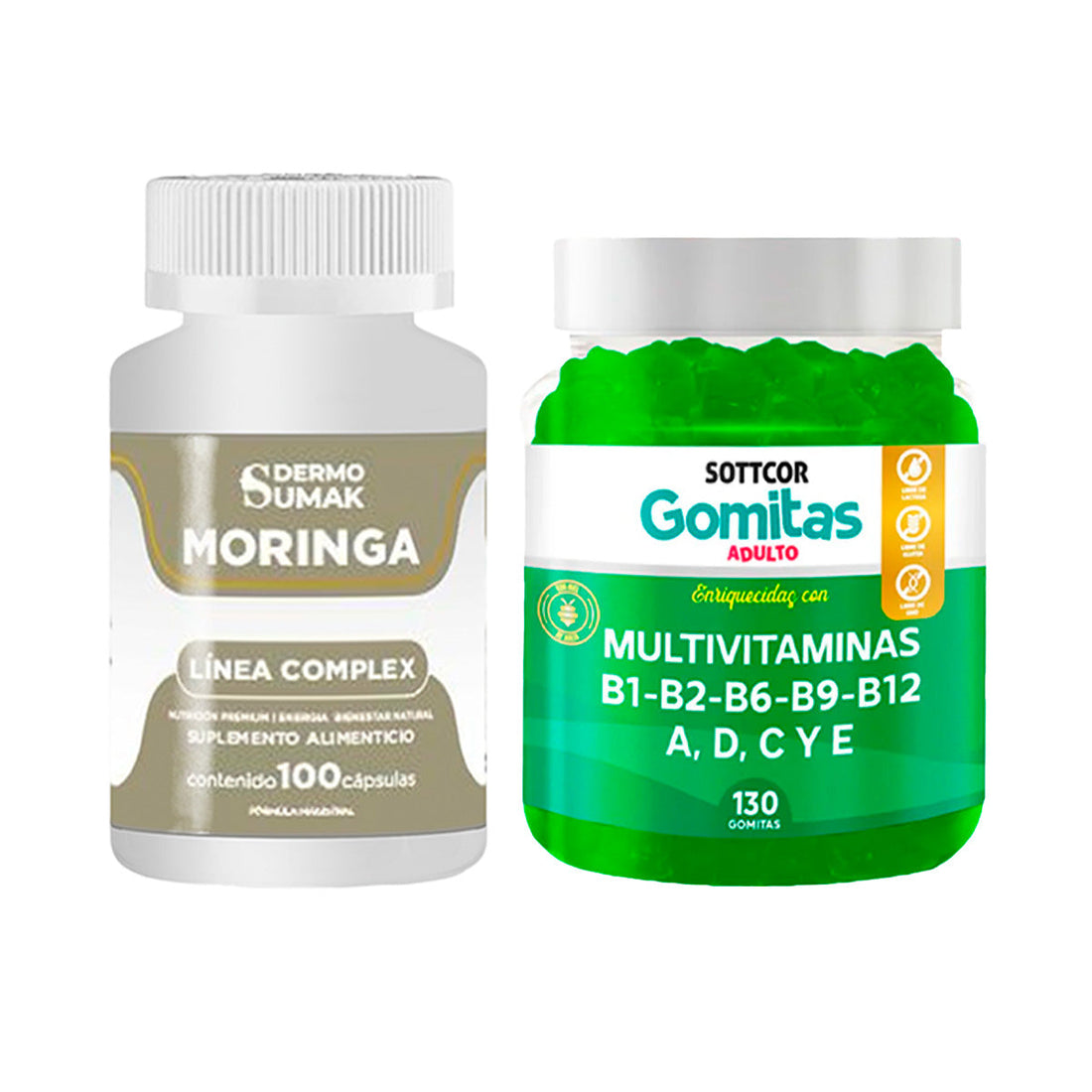 Moringa Complex 100 Cap - Dermo Sumak|Gomitas Multivitaminas adulto