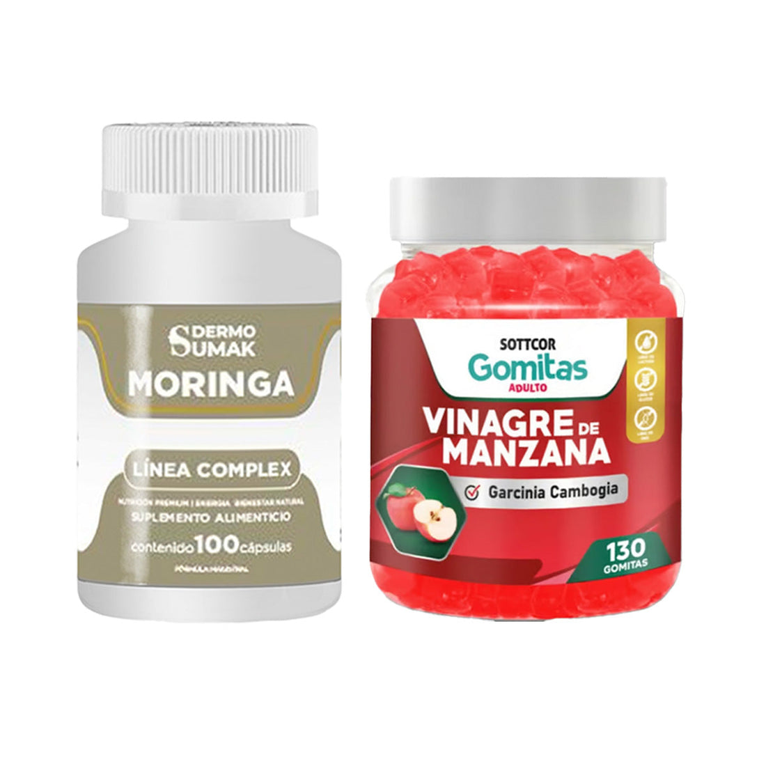 Moringa Complex 100 Cap - Dermo Sumak|Gomitas de Vinagre de Manzana