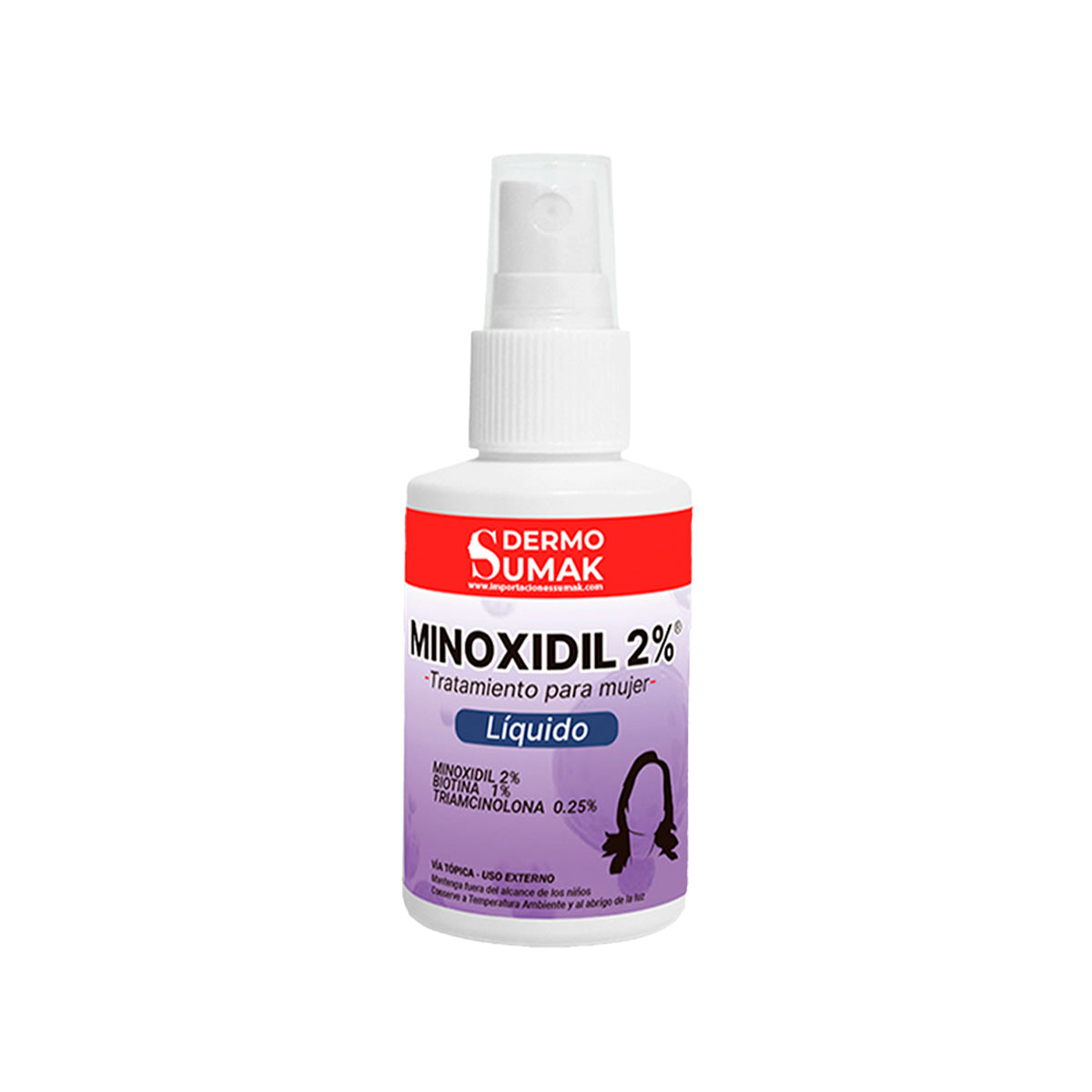 DUO Minoxidil  Mujer: Cápsulas 2mg  60 cap + Loción 2% 60ml