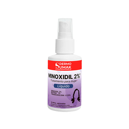 DUO Minoxidil  Mujer: Cápsulas 2mg  60 cap + Loción 2% 60ml