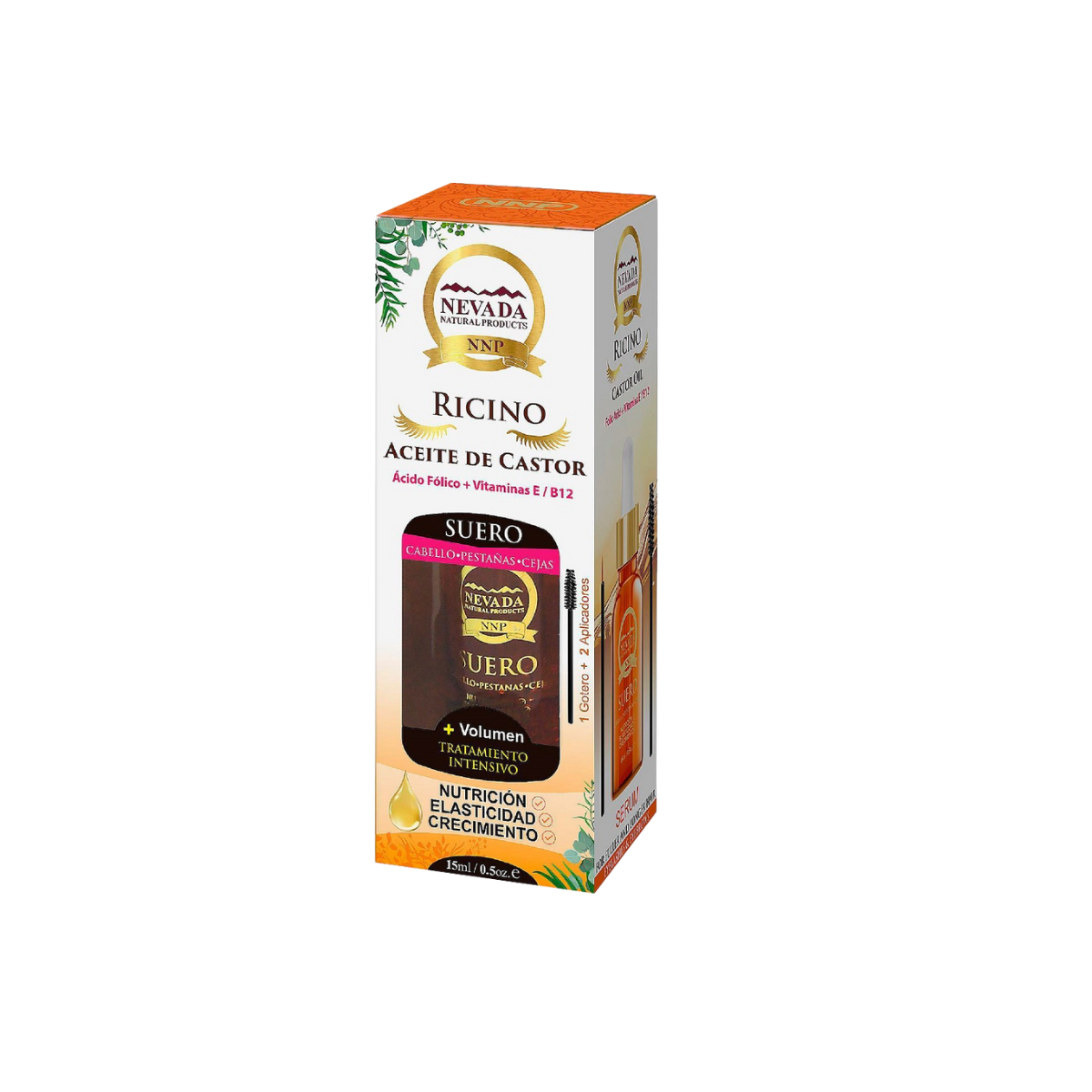 Biotina y Romero + Ricino Aceite de castor 15ml