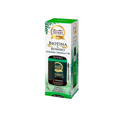 Biotina y Romero + Ricino Aceite de castor 15ml