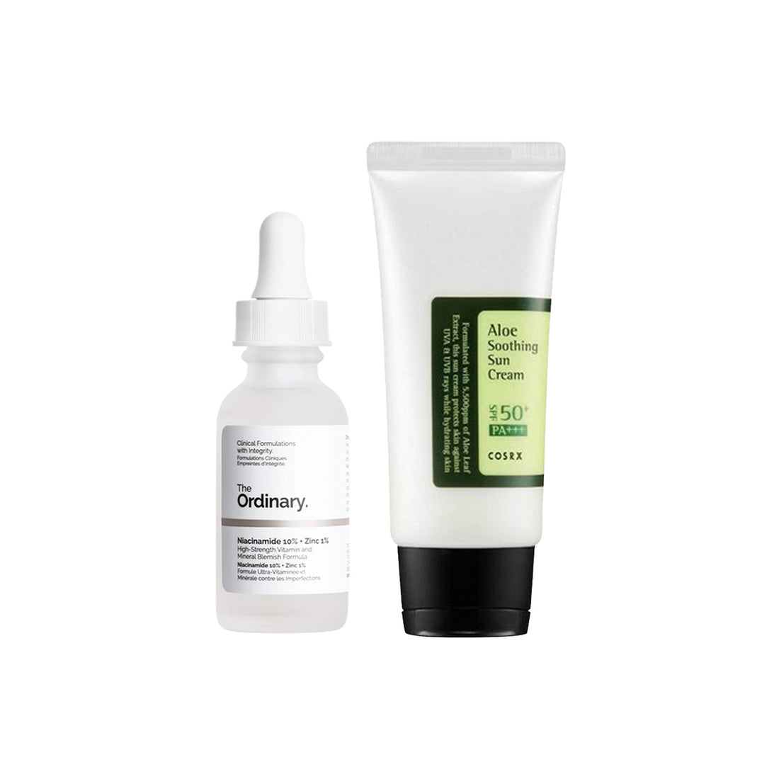 Serum Niacinamide 10% Zinc 1% The Ordinary 30ml|ALOE SOOTHING SUN CREAM - COSRX 50ML