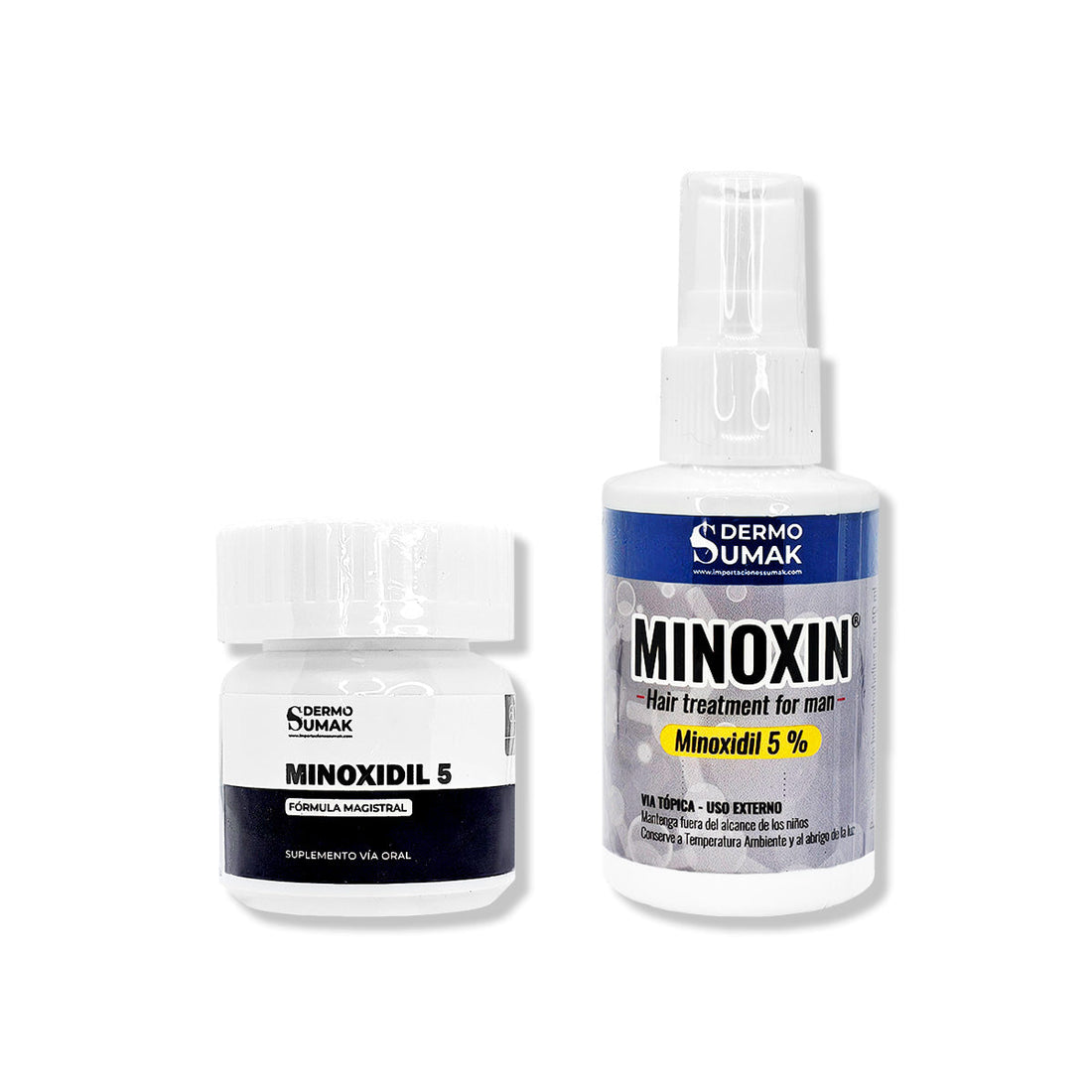 MINOXIDIL 5MG CAPS 60 + LOCIÓN MINOXIN 60ML