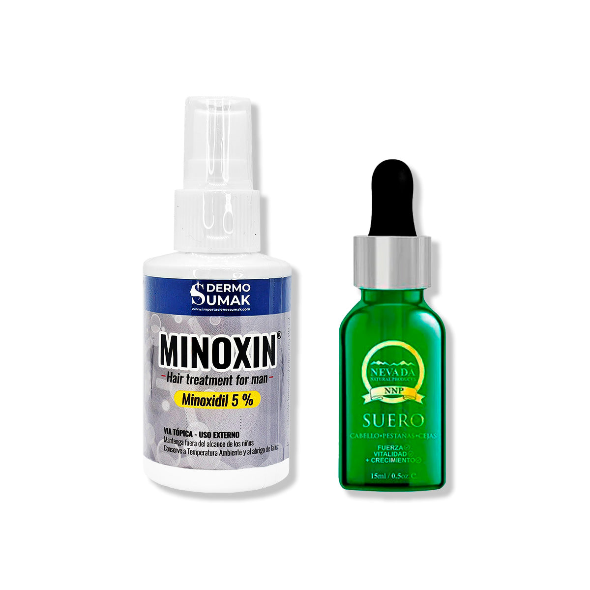 LOCIÓN MINOXIN 60ML + BIOTINA ROMERO CRECEPELO 15ML