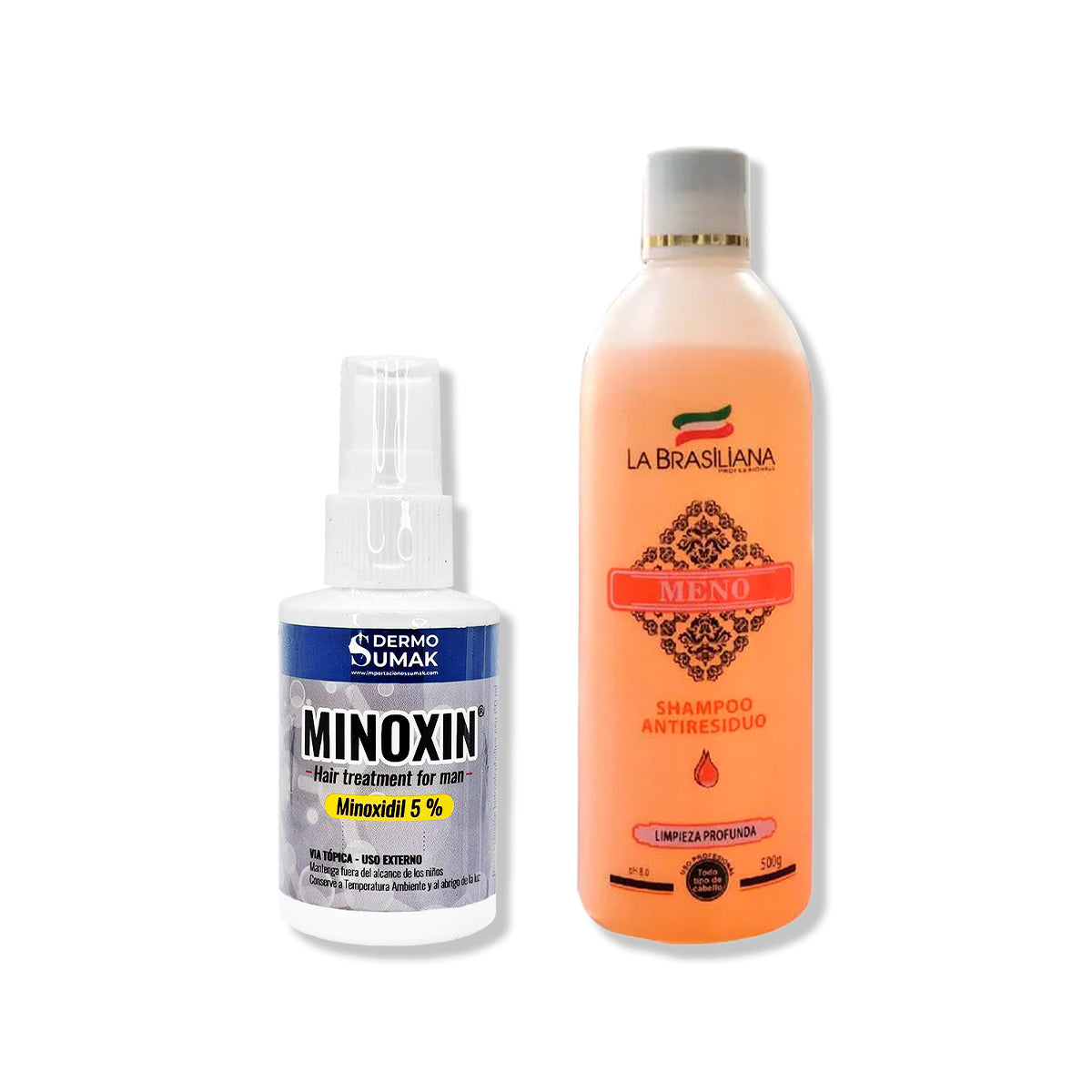 LOCIÓN MINOXIN 60ML + SHAMPOO ANTIRESIDUO 500ML