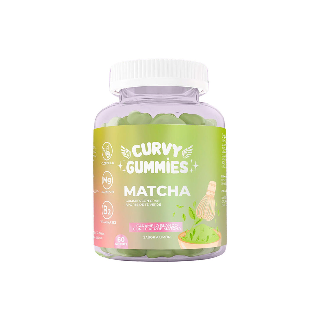 Gomitas de Matcha Curvy Gummies