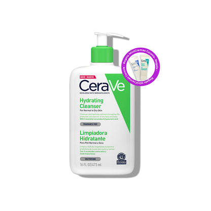 CeraVe Crema Limpiadora Hidratante Hydrating Cleanser 473ml