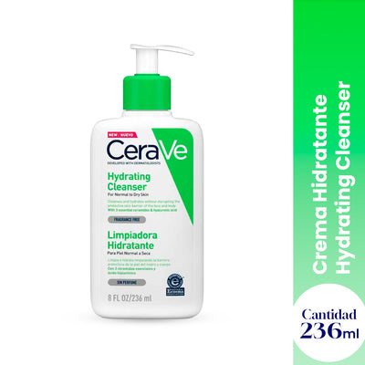 CeraVe Crema Limpiadora Hidratante Hydrating Cleanser 236ml