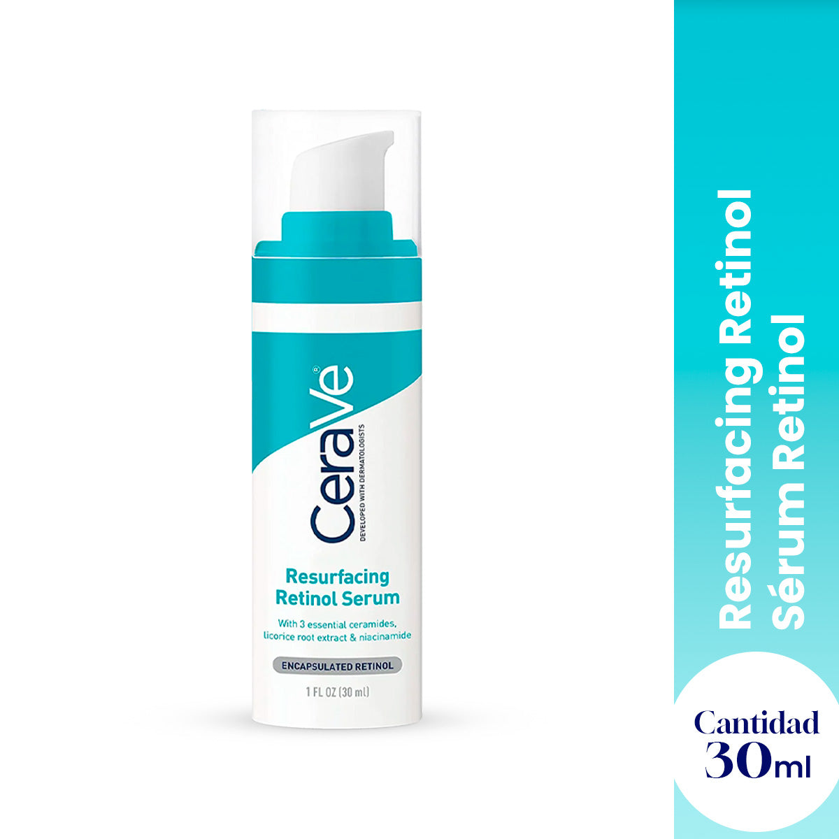 Resurfacing face serum con retinol y niacinamida - Cerave 30 Ml