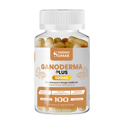 Ganoderma Plus+ 500mg Dermo Sumak + REGALO PASTILLERO