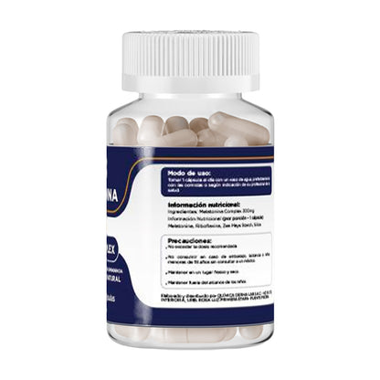 DERMO SUMAK – SUPLEMENTO PARA EL SUEÑO – MELATONINA 2MG – 100 CÁPSULAS +  REGALO PASTILLERO