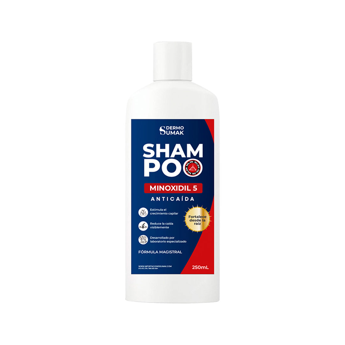 DERMO SUMAK – crecimiento capilar – SHAMPOO MINOXIDIL 5% 250ML