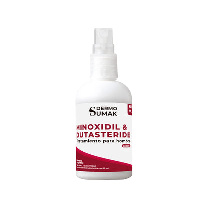 Dermo Sumak – Loción Capilar Anticaída – Minoxidil 5% &amp; Dutasterida 0,5% – Tratamiento Intensivo 60ml
