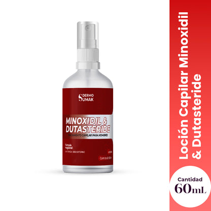 CYBER!! 🔥 Dermo Sumak – Loción Capilar Anticaída – Minoxidil 5% &amp; Dutasterida 0,5% – Tratamiento Intensivo 60ml