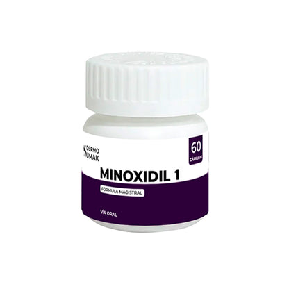 Minoxidil 1 Mg 60 Capsulas Dermo Sumak + REGALO PASTILLERO