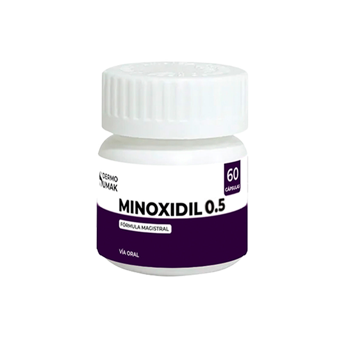 Minoxidil 0.5 Mg - 60 Capsulas Dermo Sumak + REGALO PASTILLERO
