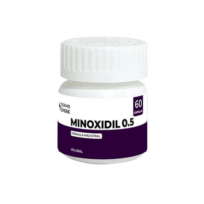 Minoxidil 0.5 Mg - 60 Capsulas Dermo Sumak + REGALO PASTILLERO