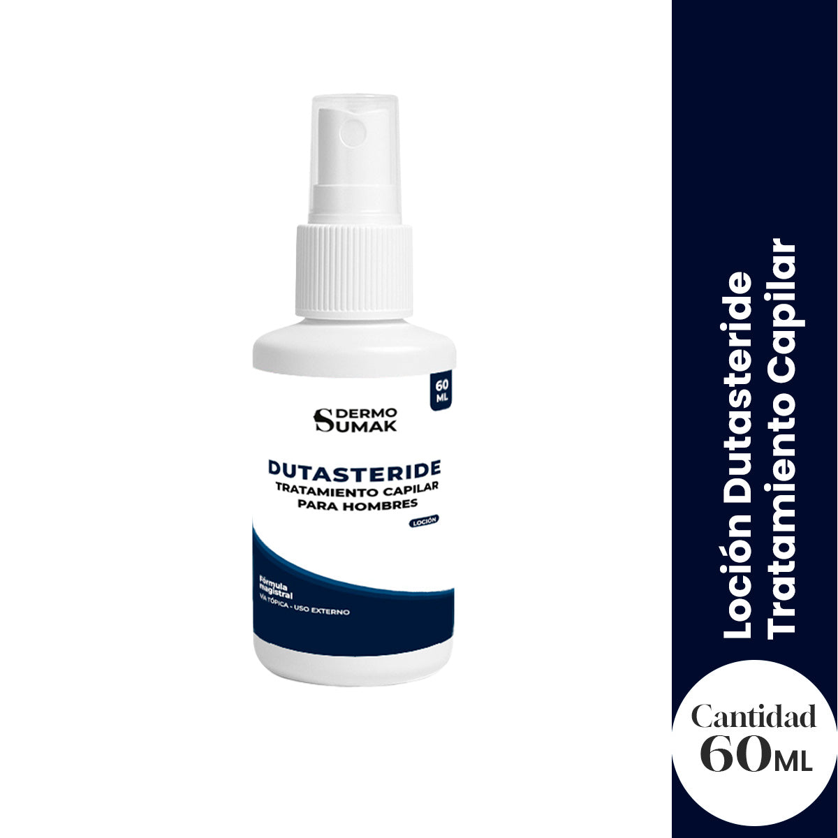 Dutasteride 0.5% - Loción Tratamiento Capilar para Hombres - DERMOSUMAK®