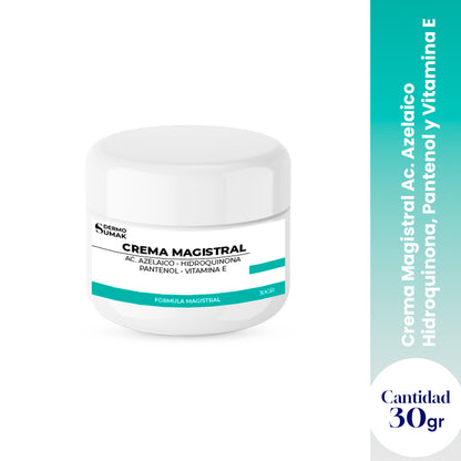 CREMA MAGISTRAL AC AZELAICO 4% &amp; HIDROQUINONA 2% &amp; PANTHENOL 2% &amp; VITAMINA E 1% 30GR - DERMO SUMAK