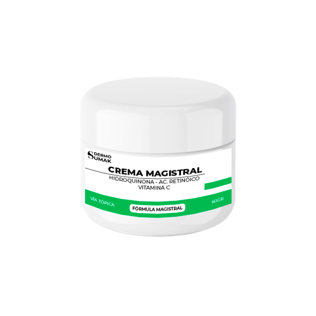 CREMA MAGISTRAL HIDROQUINONA 4% &amp; AC RETINOICO 0.025% &amp; VITAMINA C 2% 50GR - DERMO SUMAK