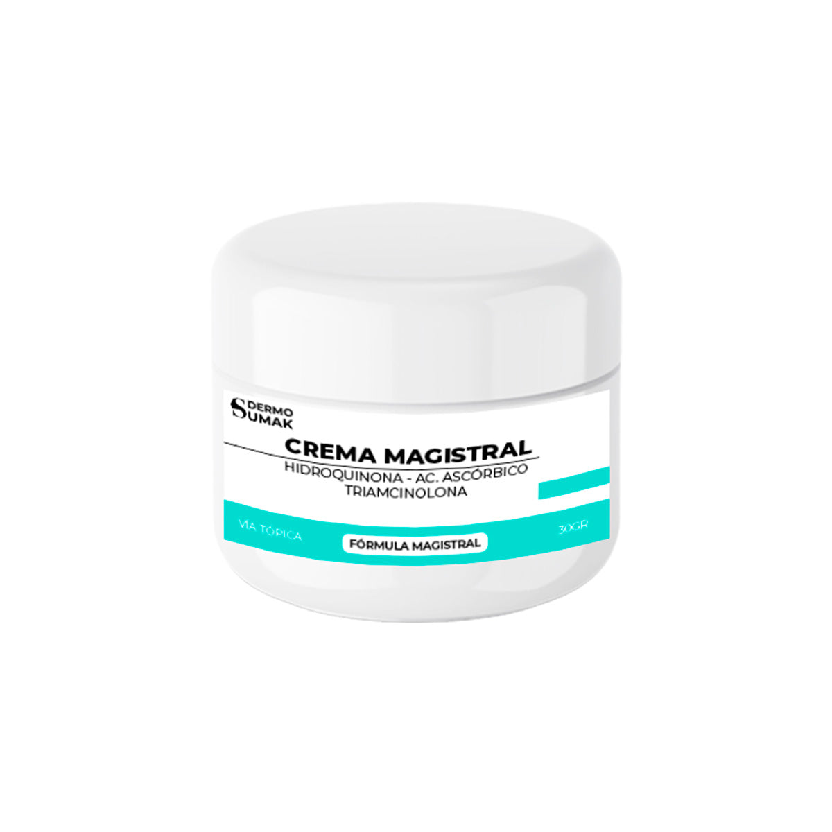 CREMA MAGISTRAL HIDROQUINONA 4% &amp; AC ASCORBICO 2% &amp; TRIANCINOLONA 0.025% 30GR - DERMO SUMAK