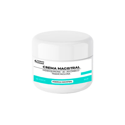 CREMA MAGISTRAL HIDROQUINONA 4% &amp; AC ASCORBICO 2% &amp; TRIANCINOLONA 0.025% 30GR - DERMO SUMAK