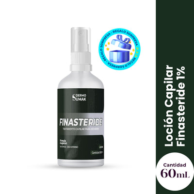 Finasteride 1% - Loción Tratamiento Capilar para Hombres 60ml - DERMOSUMAK