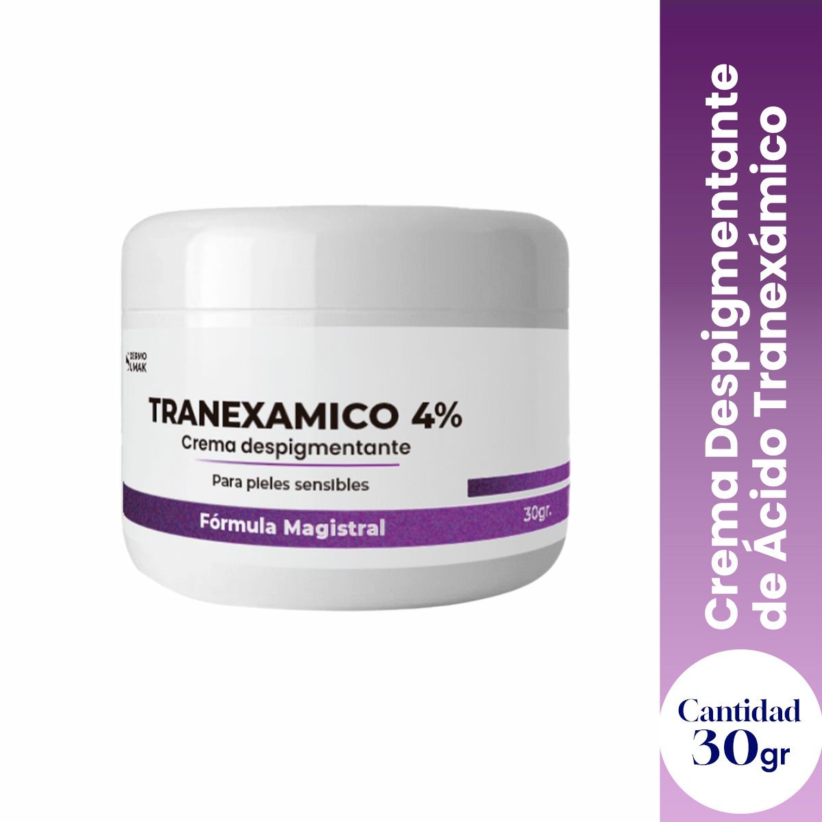 Crema Despigmentante de Ácido Tranexámico 30gr - Dermo Sumak
