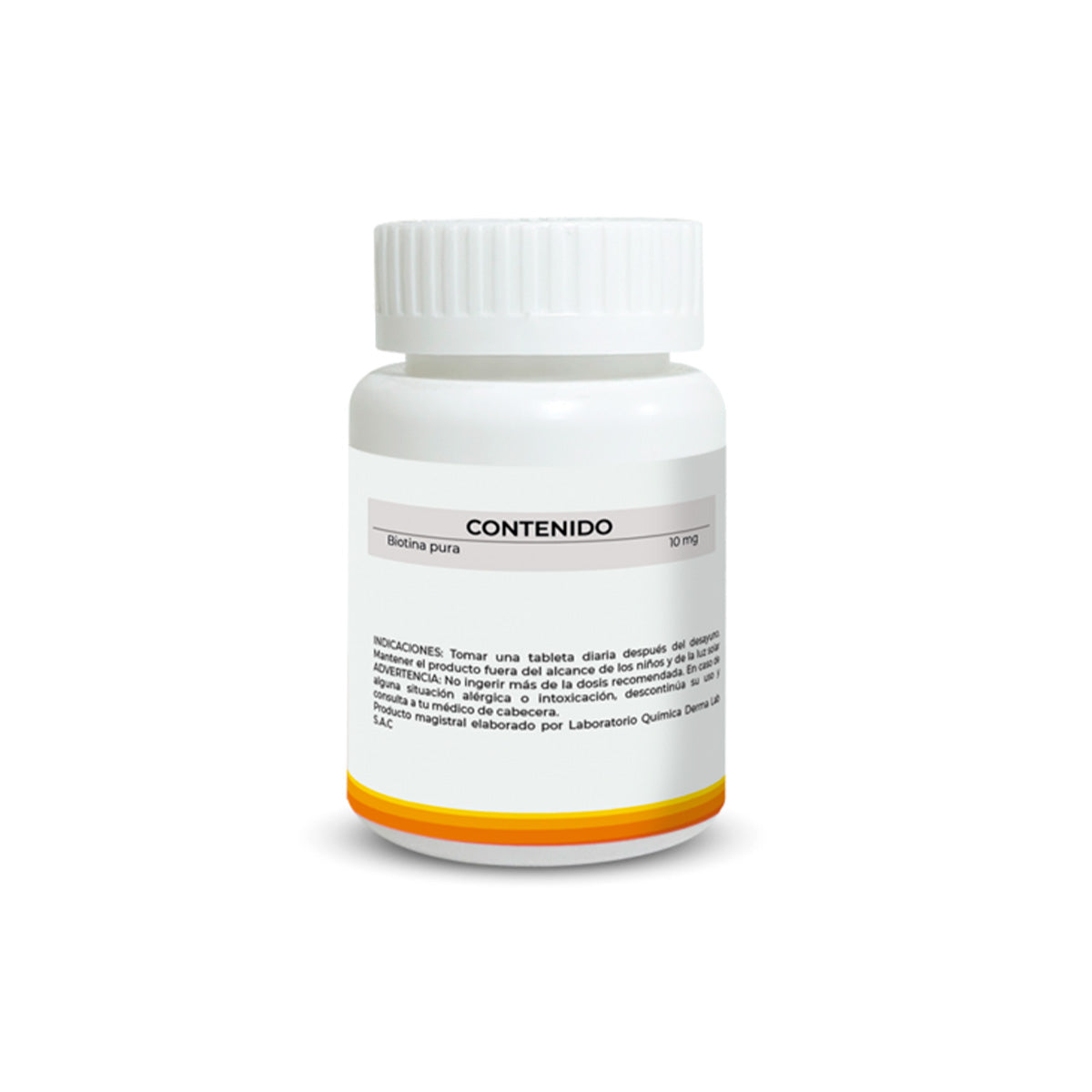 Biotina pura 10 mg x 90 Cápsulas - Dermo Sumak + REGALO PASTILLERO