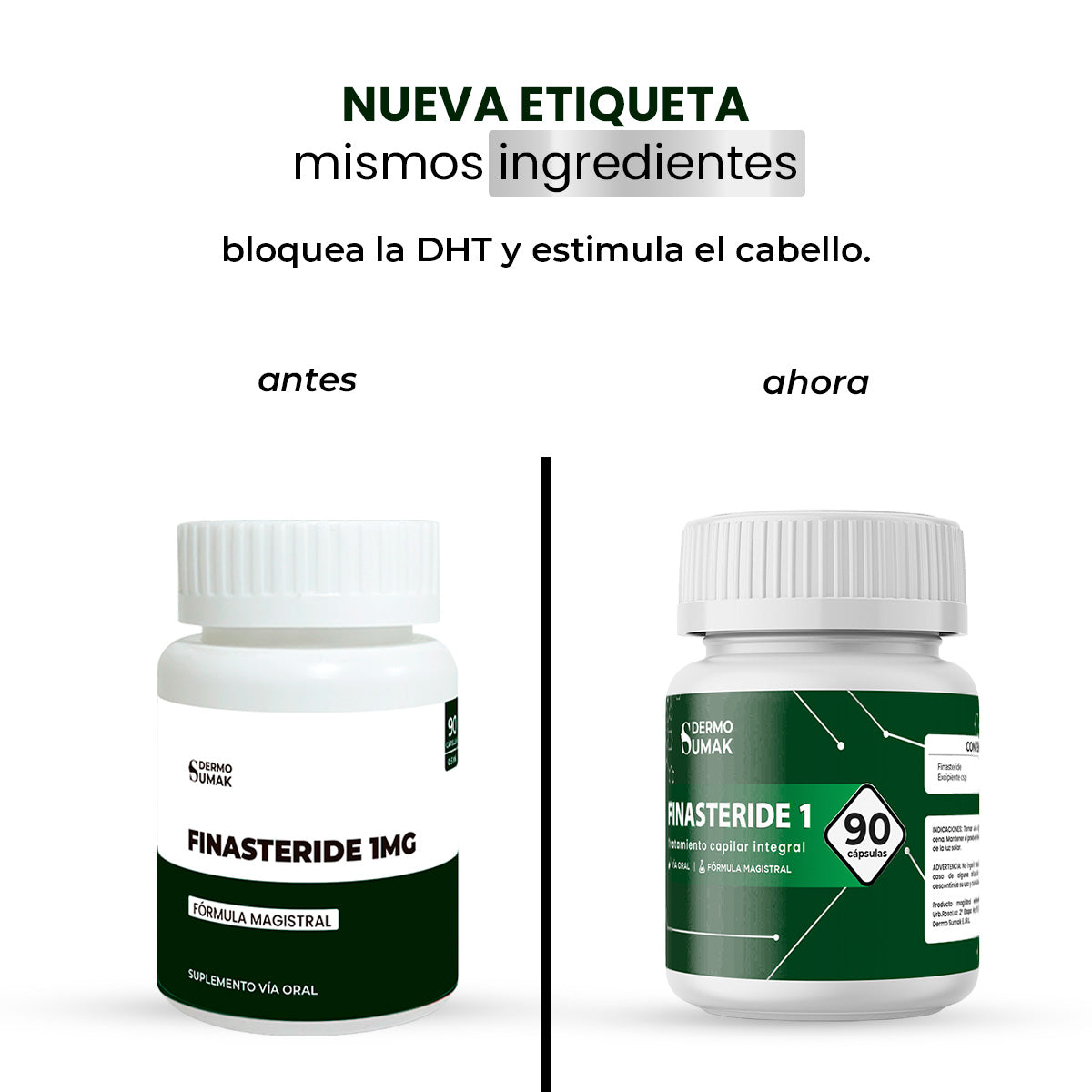 Finasteride 1 mg x 90 Cápsulas - Dermo Sumak