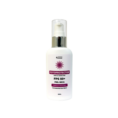 Fotoprotector solar toque sedoso/ piel seca 60ml - Dermo Sumak + REGALO MASCARILLA