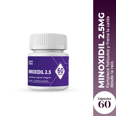 Minoxidil 2,5mg x 60 Cápsulas - Dermosumak