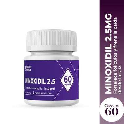 Minoxidil 2,5mg x 60 Cápsulas - Dermosumak