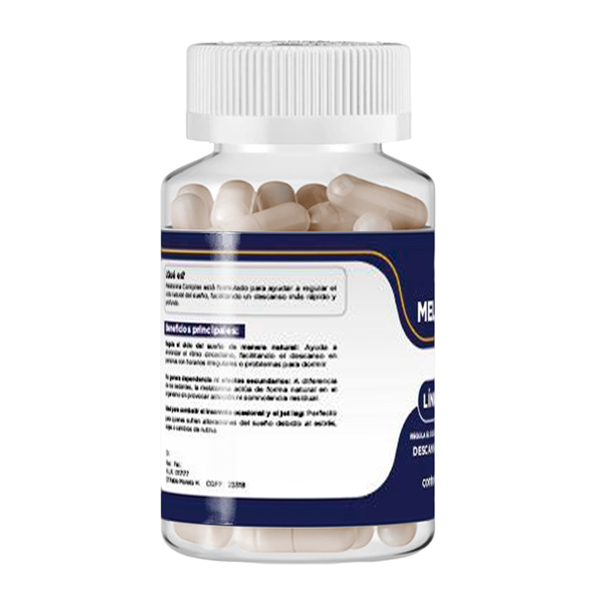 DERMO SUMAK – SUPLEMENTO PARA MEJORAR EL DESCANSO – MELATONINA 5 MG – 100 CÁPSULAS +  REGALO PASTILLERO