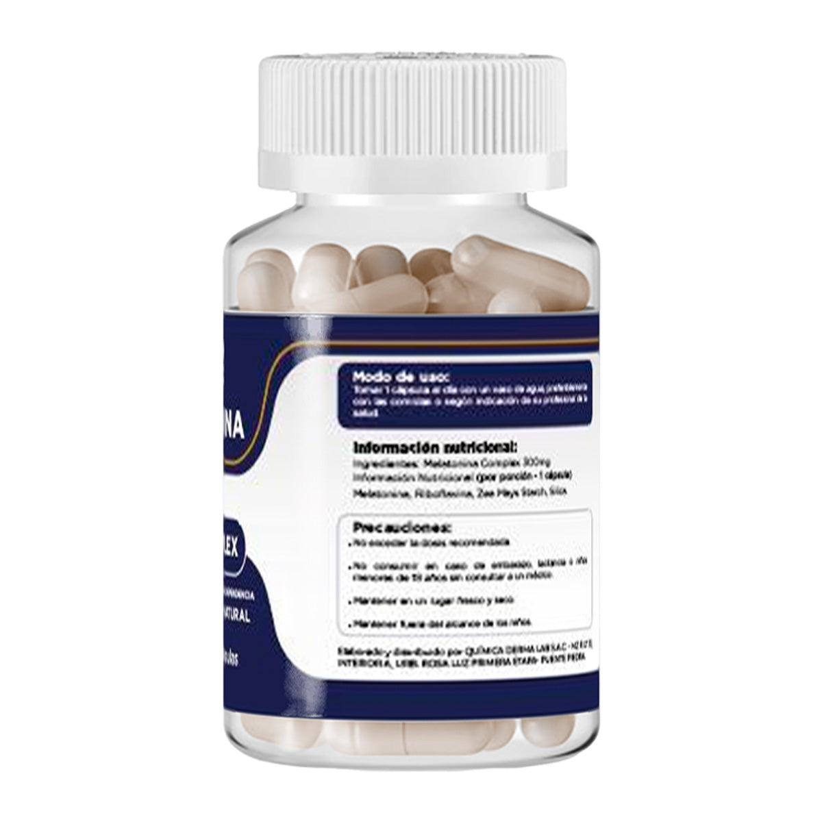 DERMO SUMAK – SUPLEMENTO PARA MEJORAR EL DESCANSO – MELATONINA 5 MG – 100 CÁPSULAS +  REGALO PASTILLERO