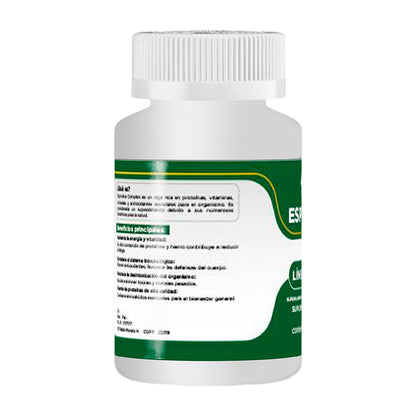 DERMO SUMAK – SUPLEMENTO PARA ENERGÍA Y DEFENSAS – ESPIRULINA SUPERALIMENTO NATURAL – 100 CÁPSULAS + REGALO PASTILLERO