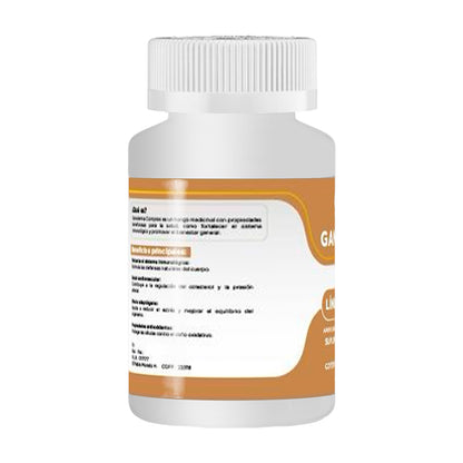 DERMO SUMAK – SUPLEMENTO ANTIOXIDANTE Y FORTALECEDOR INMUNOLÓGICO – GANODERMA ANTIOXIDANTE NATURAL – 100 CÁPSULAS + REGALO PASTILLERO
