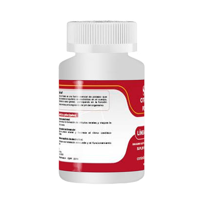 DERMO SUMAK – SUPLEMENTO PARA SALUD MUSCULAR Y NERVIOSA – CITRATO DE POTASIO SALUD MUSCULAR – 100 CÁPSULAS + REGALO PASTILLERO