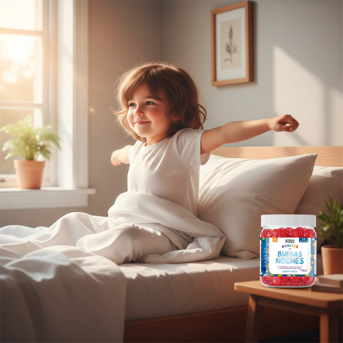 GOMITAS BUENAS NOCHES NIÑOS 130 GOMITAS - DERMO SUMAK