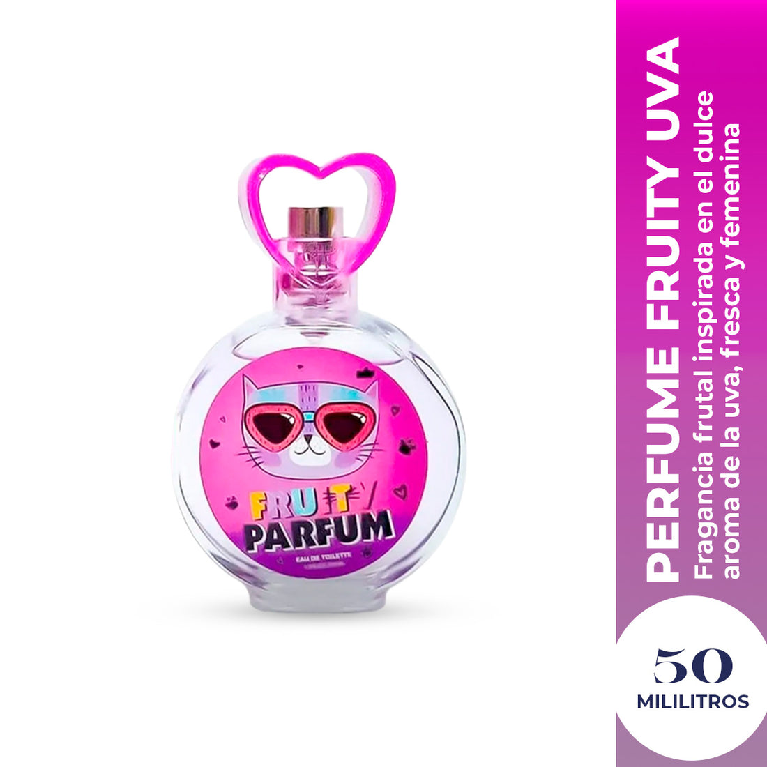 LIQUIDACIÓN! Perfume para mujer Fruity Perfum uva 50ml Ecorincia