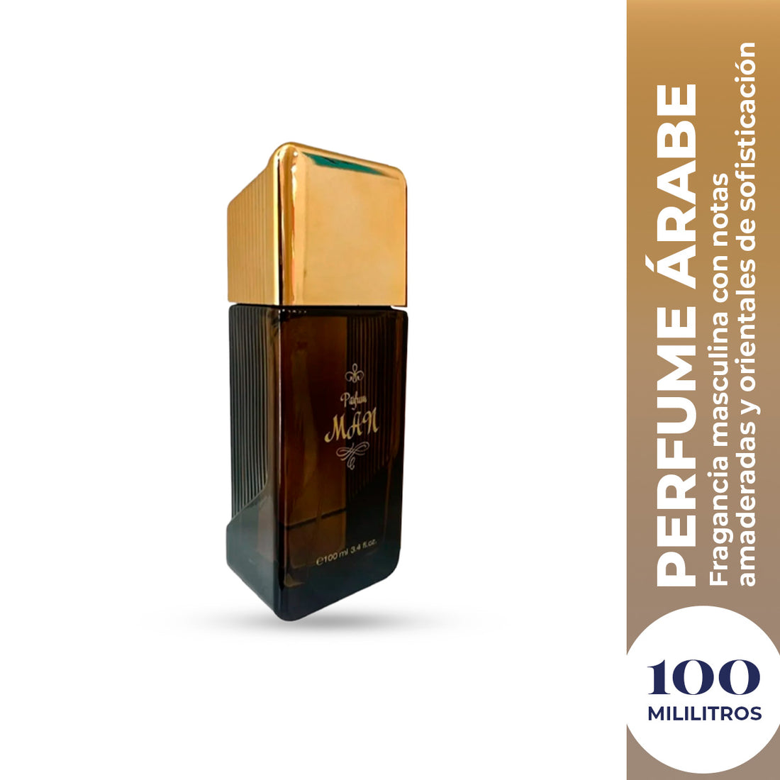 LIQUIDACIÓN! Perfume para hombre Inspiración Árabe Amaderado EDP 100ml ecorincia