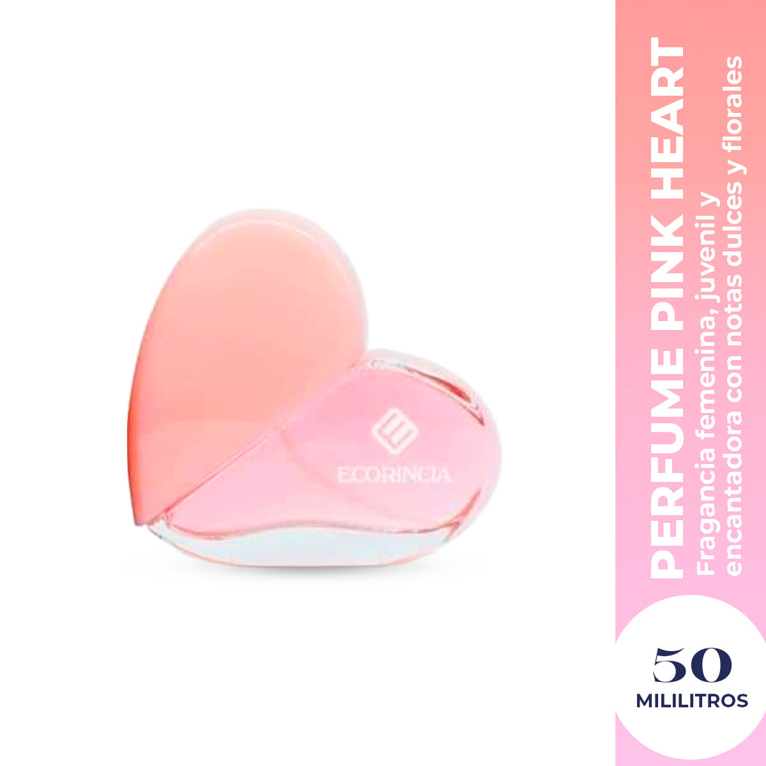 LIQUIDACIÓN! Perfume para mujer pink heart 50ml - ecorincia