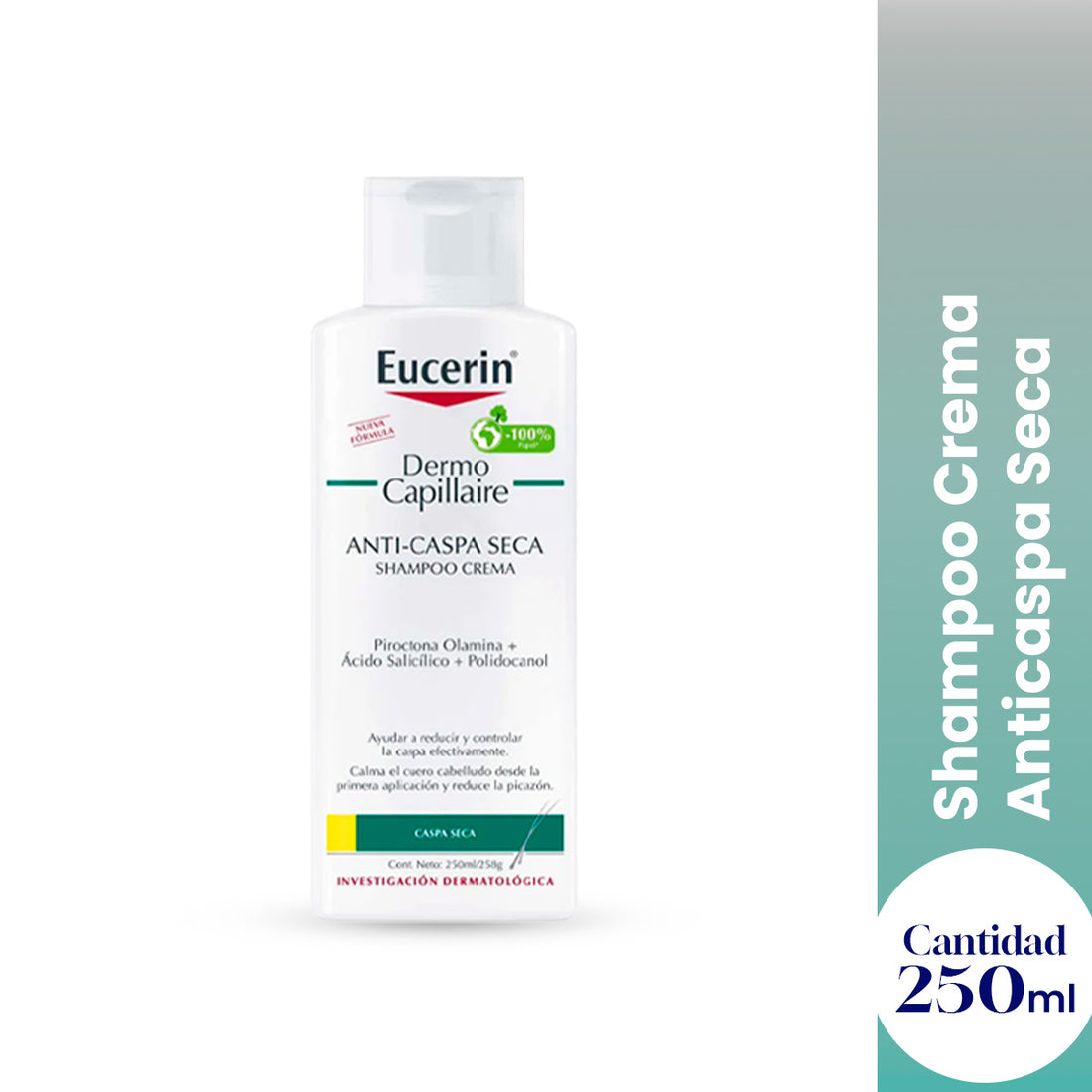 EUCERIN – SHAMPOO DERMOCAPILAR – ANTICASPA SECA – 250ML