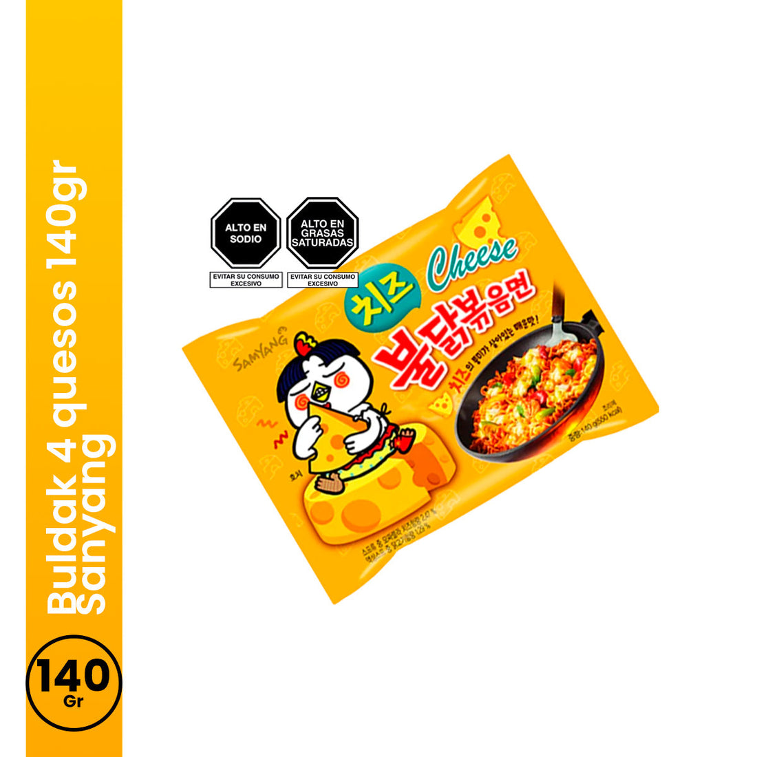 Buldak 4 quesos 140gr Sanyang