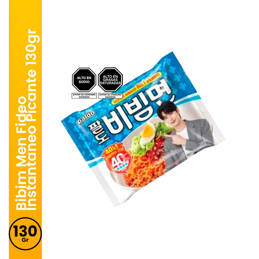 Bibim Men Fideo Instantaneo Picante 130gr Paldo