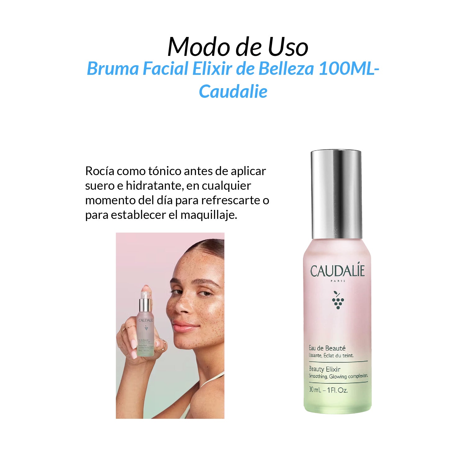 Bruma Facial Elixir de Belleza 100ML- Caudalie