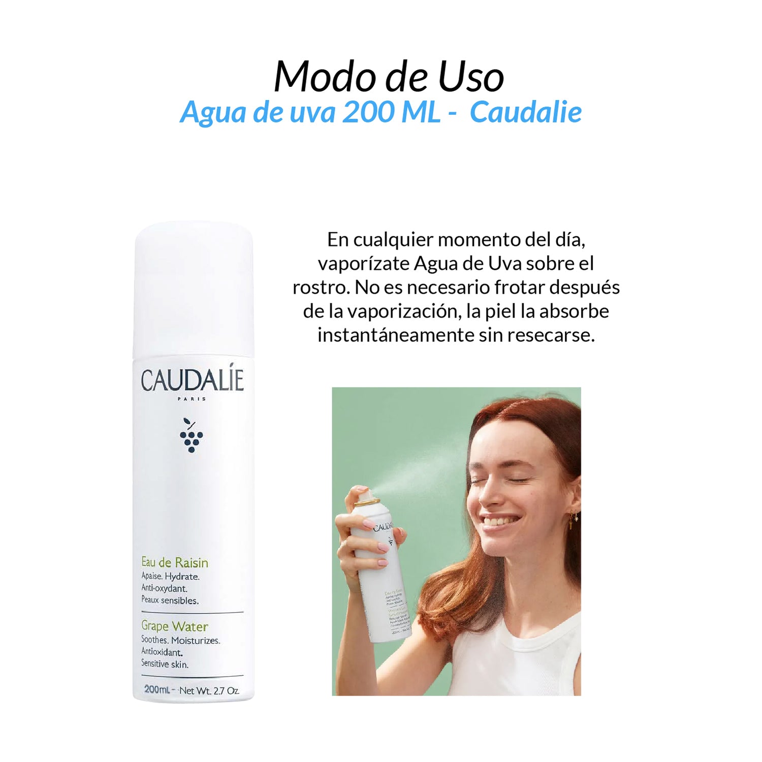 Agua de uva 200 ML - Caudalie