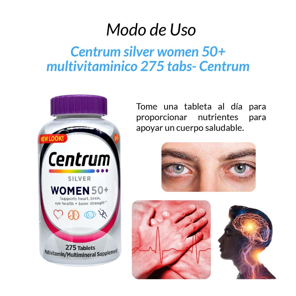 Centrum Silver Women 50+ Multivitaminico 275 Tabla